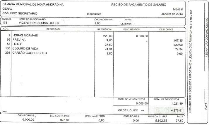 Modelo De Recibo De Salario Image To U 6635