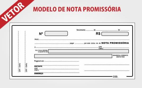 Formulário De Nota Promissória Modelos Para Impressão