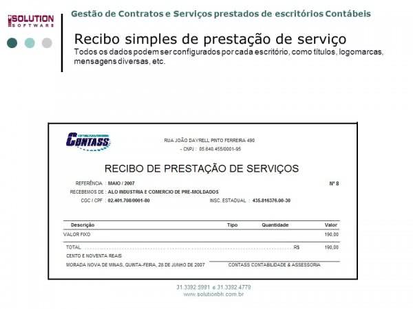 Contrato de prestação de serviço instalação de moveis planejados Recibo De Prestacao De Servico Pessoa Fisica E Juridica Em Word